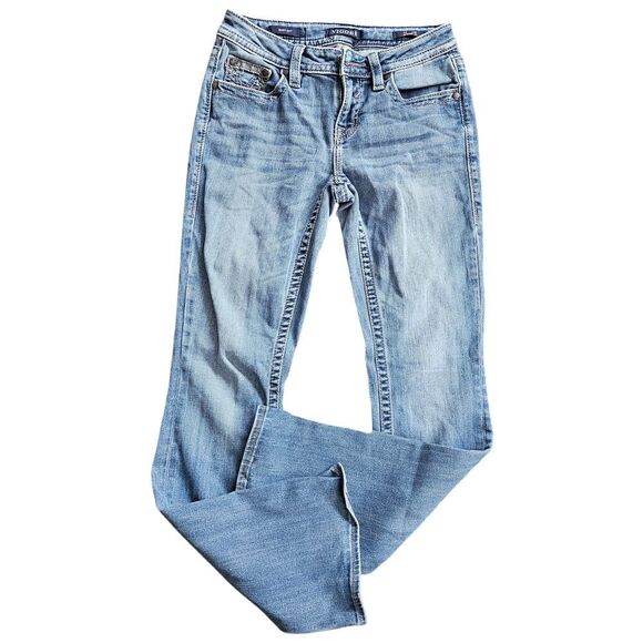 Vigoss Light Wash Boot Cut‎ Jeans Classic Denim Casual Comfort 4/32 - Picture 1 of 7